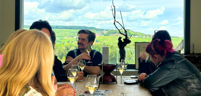 visite d'une maison authentique de champagne