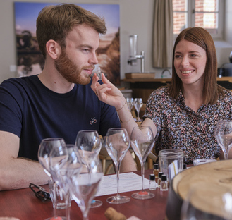 déjeuner et dégustation de vins