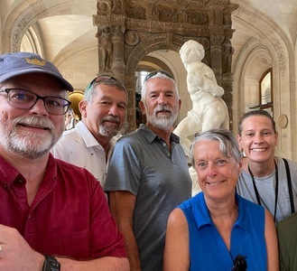 good old friends at the Louvre with novena