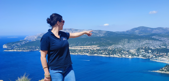 Panoramic view of Cap Canaille