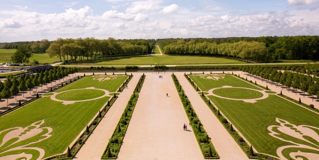 Pique-niquer dans le parc du château Chambord